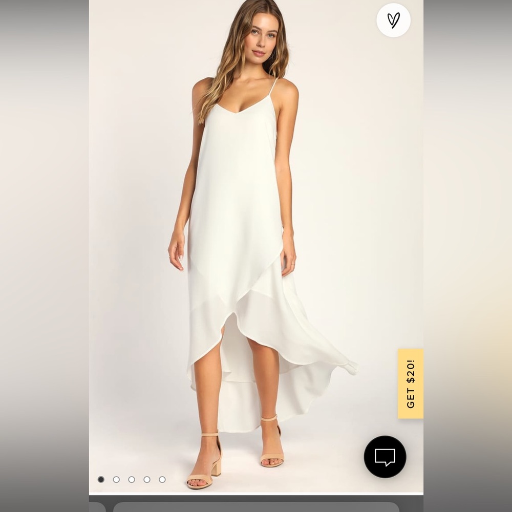 NWT Lulu’s White Dress